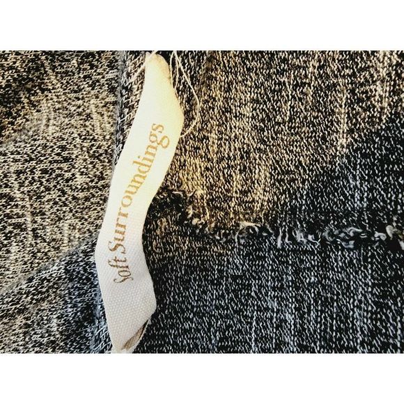 5/$25 Soft Surroundings Electra Maxi Dress Heathered Gray Cold Shoulder XS - Picture 5 of 5